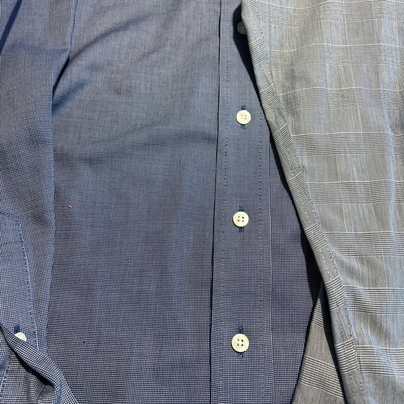 Gold Label Roundtree & Yorke men’s button down Large SET OF 2 - Picture 3 of 9
